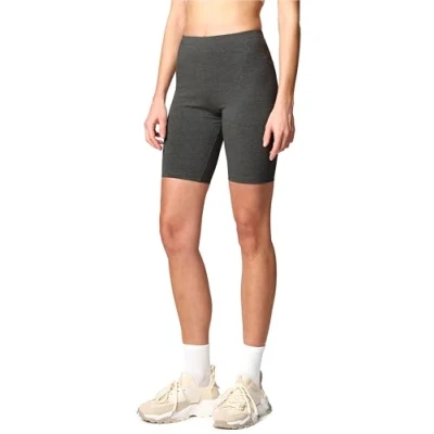Imagen de Merry Style Mallas Cortas para Mujer Leggins por Encima de la Rodilla Leggings Cortos Pantalones Verano Mujeres Deporte Shorts MS10 200 (Melange Oscuro, S)