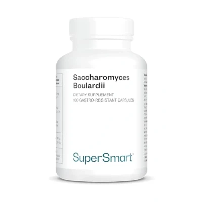 Imagen de Saccharomyces Boulardii Ayuda a reequilibrar la flora intestinal y reducir los trastornos digestivos 20 mil millones de UFC Probiótico Levadura ultra Vegano DrCaps™ Supersmart