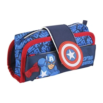 Imagen de Avengers Estuche escolar para niños, Talla: One Size, Blau