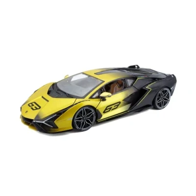 Imagen de Bburago Lamborghini Modellino Auto SIAN FKP 37 in Scala 1:18 Puerta e cofano apribili dettagli realistici da Collezione
