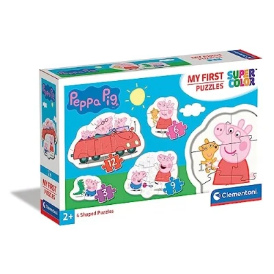 Imagen de Clementoni My First Puzzles Set de 3 6 9 12 Piezas Peppa Pig Progresivo (20829)