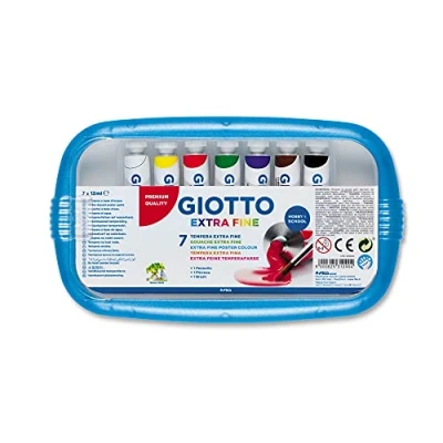 Imagen de Giotto Témpera Tubo 12 Ml, EST, 7 Uds