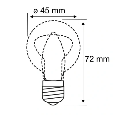 Imagen de Paulmann 28633 lámpara LED filamento Gota 5 vatios clásico Bombilla Clara 2700 K Blanco cálido E27, W
