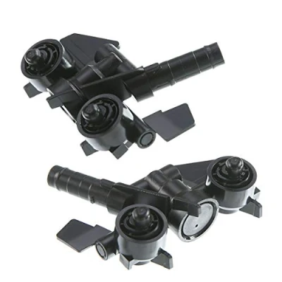 Imagen de 2 boquillas para Limpieza de Faros, Boquilla Agua Lavado, pulverización Izquierda y Derecha Serie 3 E46 Cabriolet Compact Coupe Touring 1998 2007 61674290867