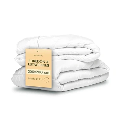 Imagen de Wendre Edredon Cama 200x220 cm Edredones 4 Estaciones de Microfibra 400g/m2 Lavable a Máquina, Resistente los ácaros del Polvo