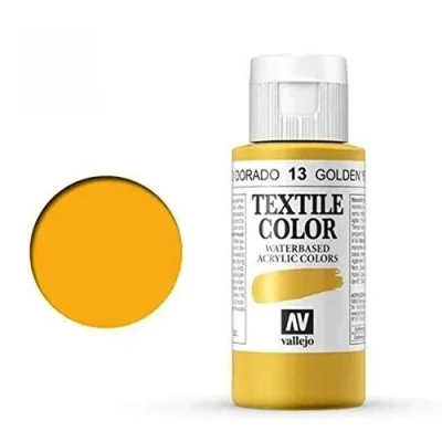 Imagen de Textile Color Semiopaco 13 Amarillo Dorado 60ml