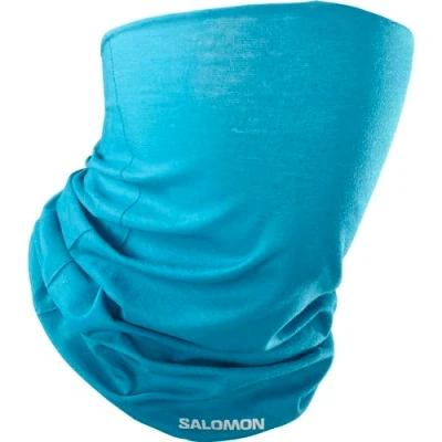 Imagen de Salomon Cross Calentador de Cuello Unisexo, Nuevo tejido, Estilo, Protección, Azul