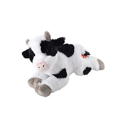 Imagen de Wild Republic Ecokins Mini Vaca, Animales de Peluche, 20 cm, Regalos Ecológicos para Niños Que Respetan el Medio Ambiente, Peluche Mini, Hecho a Mano con Botellas Plástico Reciclado