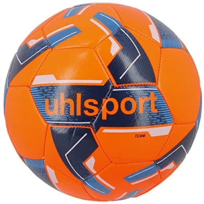Imagen de uhlsport TEAM Balón de fútbol, Talla: 5, Fluo orange marine weiß