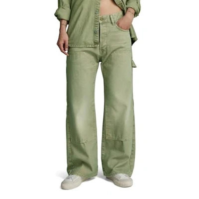 Imagen de G STAR RAW Bowey 3D Carpenter Loose Jeans, Verde Sun Faded Sage GD D24354 d491 g552, 24W / 32L para Mujer