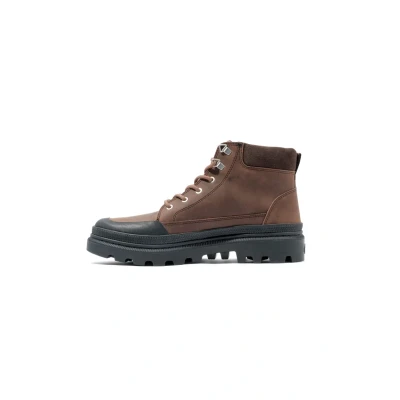 Imagen de Palladium Pallatrooper CUFF WP+ Botines con cordones, Hombre, Talla: 45, Brown Zapatos