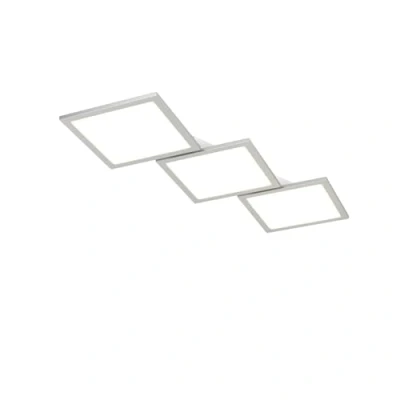 Imagen de LED lámpara de techo &#039;Ilira&#039; (Moderno) en Gris hecho Plástico e.o. para Cocina (1 llama,) Lucande LED, plafón