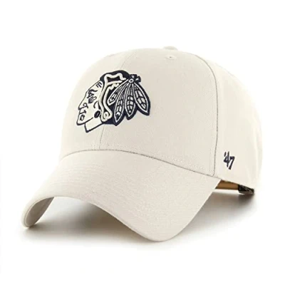 Imagen de 47 Chicago Blackhawks Bone NHL Most Value P. Snapback Cap One Size