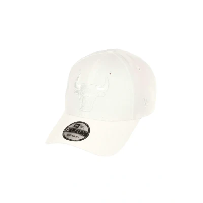 Imagen de New Era Chicago Bulls NBA Essential Verstellbare 9FORTY Gorra, Talla: One Size, Weiss