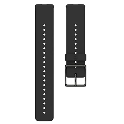 Imagen de Correa Polar Ignite 20MM BLK/BLK M/L, Silicona, Unisex, Negro