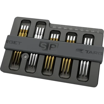 Imagen de Target Darts Swiss Point Safe For Holding Holds 5 Sets of Points Estuche para Dardos, Negro