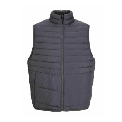 Imagen de Jack &amp; Jones State Packable BW Collar NOOS Chaleco, Hombre, Talla: Small, Asphalt