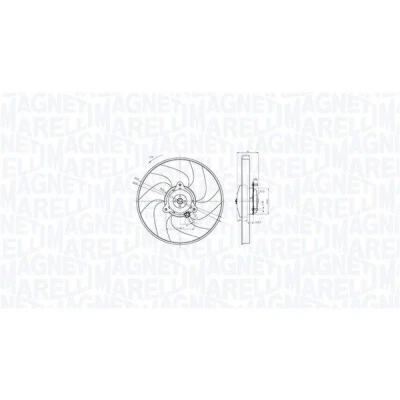 Imagen de MAGNETI MARELLI 069422866010 Ventilador de Radiador 337 12 186 PEUGEOT: 406 Berlina, 306 Partner I Furgón, CITROËN: Xsara Hatchback