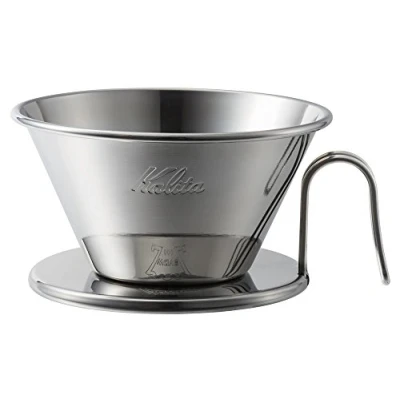 Imagen de Kalita Coffee Dripper &#039;TSUBAME&#039; WDS 185 2 4 Person Use Stainless Steel 5097 by