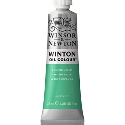 Imagen de Winsor &amp; Newton Winton Tubo de Pintura al Óleo, 37 ML, Verde (Verde Esmeralda ftalo)