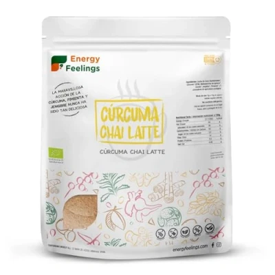Imagen de Energy Feelings Cúrcuma Chai Latte Ecológico, XL 500 gr