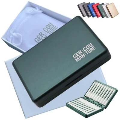 Imagen de GC [8 colores] Estuche Premium compatible con IQOS Heets y Terea, Aluminio, azul petróleo