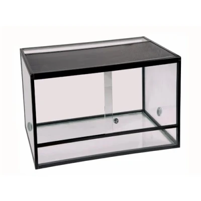 Imagen de Reptiles Planet Terrario, Aluminio, para Reptil o Anfibio, 30 x 45 cm, Color Negro