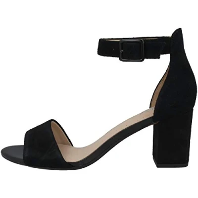 Imagen de Clarks Deva Mae, Zapatos Mujer, Black Suede, 36 EU