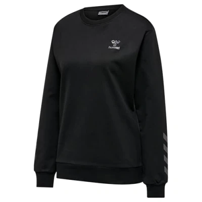Imagen de hummel Sudadera de algodón Hmloffgrid para Mujer, Jet Black/Forged Iron, XS