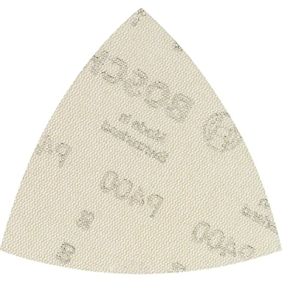 Imagen de Bosch Professional 2608621197 Hojas de lija M480 triangulares Best for Wood and Paint , madera y pintura, grano P400, accesorios para lijadora delta, 5 piesas