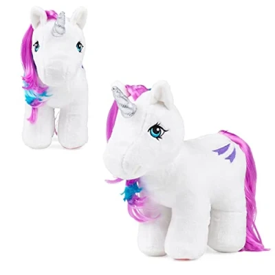 Imagen de Basic Fun My Little Pony, Glory de Peluche del 40 Aniversario, 35333, Regalos Caballos Retro para niños y niñas, Juguetes Unicornios niñas a Partir 3 años
