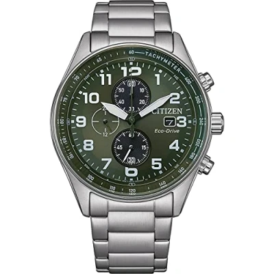 Imagen de Citizen Reloj Cronógrafo para Hombres de Cuarzo con Correa en Acero Inoxidable CA0770 72X