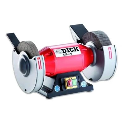 Imagen de F. DICK SM 90 98080000 Lijadora de láminas para cuchillos, afilador fieltro pelar y pulir, color rojo/negro/plata