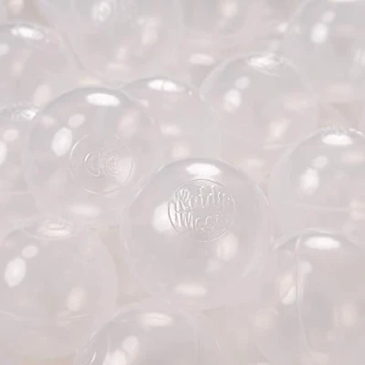 Imagen de KiddyMoon 200/6Cm ∅ 6Cm Bolas Colores De Plástico para Piscina Niños, Transparente