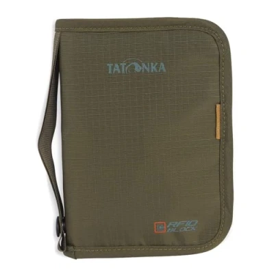 Imagen de Tatonka Travel Zip M RFID B Porta Documentos Accesorio de Viaje Billetera, Unisex Adulto, Olive, 17 x 12 3 cm/M