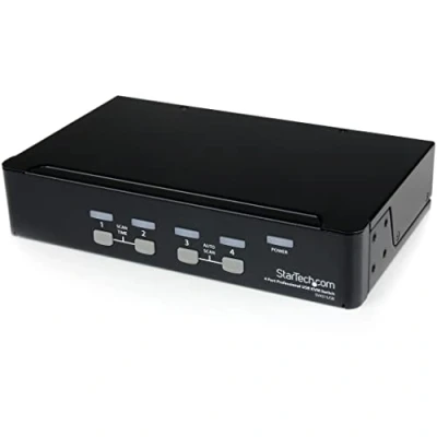 Imagen de StarTech.com SWITCH CONMUTADOR KVM 2 CPNT, negro