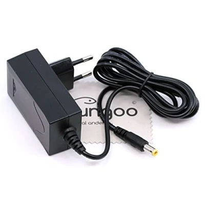 Imagen de Cargador compatible Rowenta Air Force Extreme RH8827WO, RH8828WO RH8829WO RH8970WO/2D0 (Remplace SSC 360025EU RS RG5277) Cable de carga aspirador con batería mungoo paño limpieza pantalla