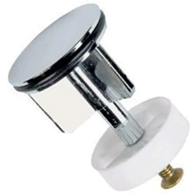Imagen de E2trade Tapón desplegable de Repuesto para Lavabo baño 40 mm, latón Resistente, Cromado