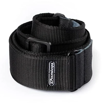 Imagen de JIM DUNLOP Correa Guitarra Standard Negro, Extra Grande