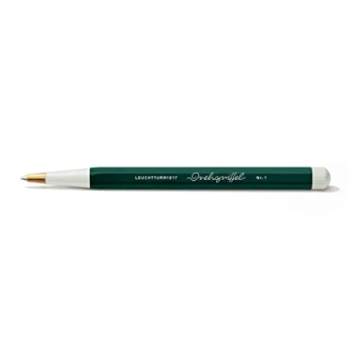 Imagen de LEUCHTTURM1917 367276 Drehgriffel Nr. 1, Forest Green Bolígrafo mit blauerMine