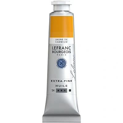 Imagen de Lefranc Bourgeois Óleo Extra Fino 40ml Tubo de pintura, Amarillo Cadmio