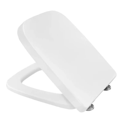 Imagen de eSituro Asiento MDF de Inodoro con Cierre Suave, Tapa WC Universal Fácil Montaje Bisagra Ajustable 360, Antibacteria Colores, Adecuado para en FormaSTS0184