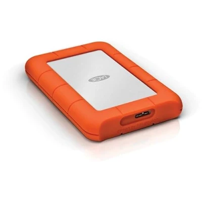 Imagen de Disco duro 2 TB LaCie Rugged Mini, USB C (3.1 Gen 1), Aluminio, Naranja