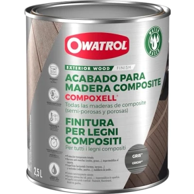 Imagen de OWATROL Compoxell Raviador para terraza (2,5 L), color gris