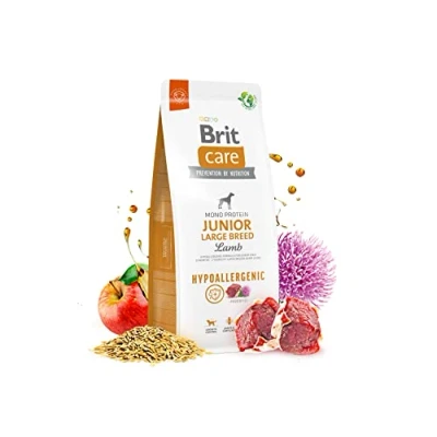 Imagen de Brit Care Hypoallergenic Junior Large Breed Lamb dry dog food 3 kg
