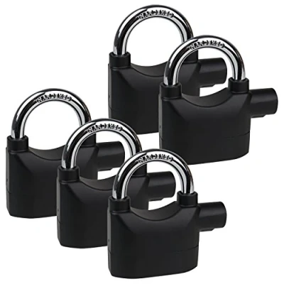 Imagen de HMF 5 x 3503 02 Candado, función de alarma, 110 dB, Outdoor, 9,8 7,1 3,35 cm, negro