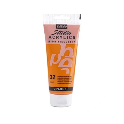 Imagen de Pébéo Acrílico Fine Studio Pintura acrílica Naranja Cadmio Imitatión 100 ml