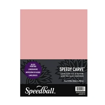 Imagen de Speedball Bloque de Tallado, Rosa, 9 Inch by 11 3/4