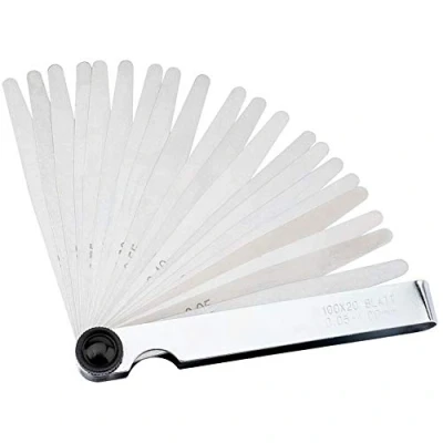 Imagen de Draper 600 CB 20 blade Métricas Feeler Gauge Set, Azul