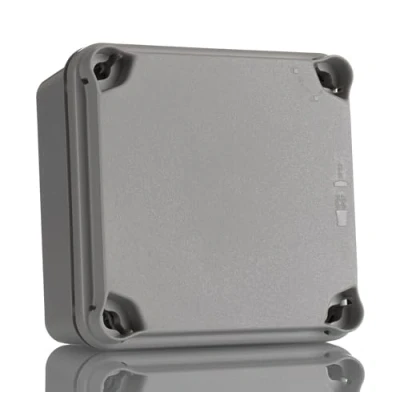 Imagen de IDE EL111 IP65 IP67 Caja Estanca de Derivación con Tapa Opaca y Laterales Lisos, Gris, 112mm x 67mm